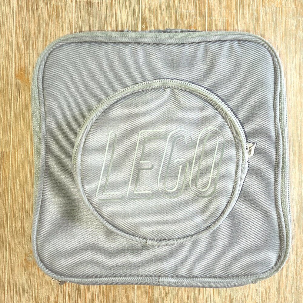 Lego Gray Brick Insulated Lunch Bag Box Cooler Storage